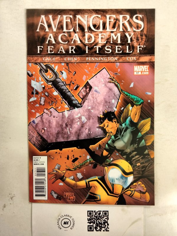 Avengers Academy #17 (Marvel Comics), raw comic book in NM condition — front cover