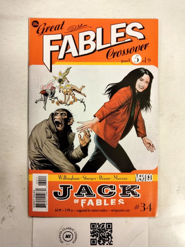 Jack of Fables #34 (DC Comics), raw comic book in NM condition — front cover