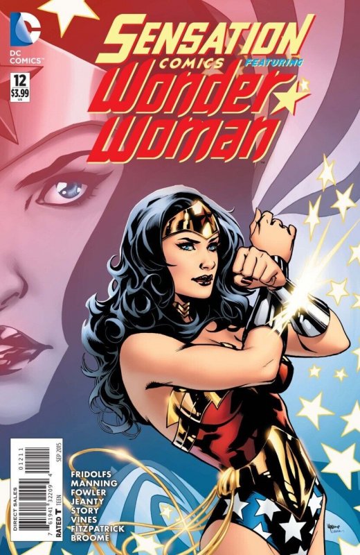 Sensation Comics Featuring Wonder Woman #12 (2014), raw comic book in NM condition — front cover