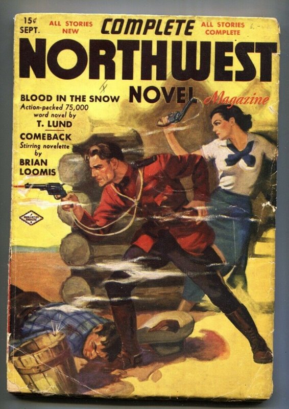 Complete Northwest Pulp-Sept 1937-Rcmp-Royal Canadian Mounted Police (1937), raw, ungraded comic book — front cover