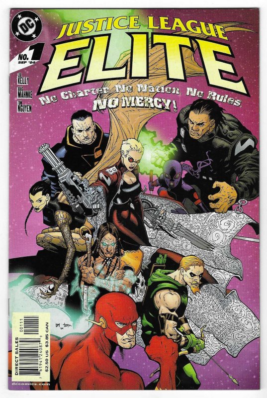 Justice League Elite #1 (DC Comics, 2004), raw, ungraded comic book — front cover