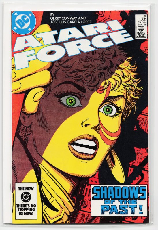 Atari Force #9 (DC Comics, 1984), raw, ungraded comic book — front cover