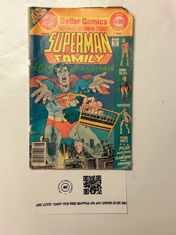 Superman Family #183 (DC Comics, 1977), raw comic book in VG condition — front cover