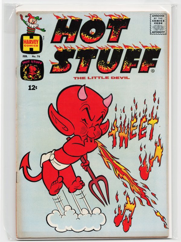 Hot Stuff the Little Devil #76 (Harvey Comics), raw, ungraded comic book — front cover
