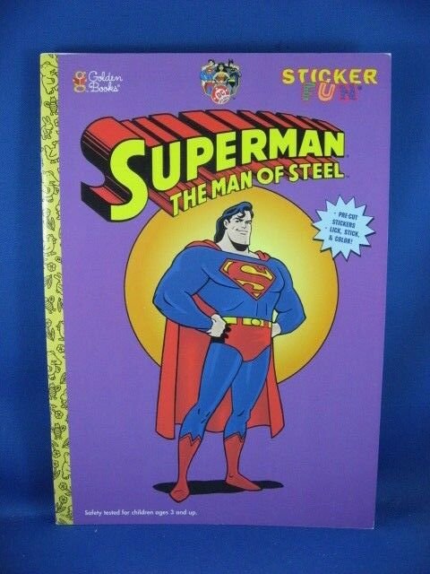 Superman Sticker Fun File Copy Unused, raw, ungraded comic book — front cover