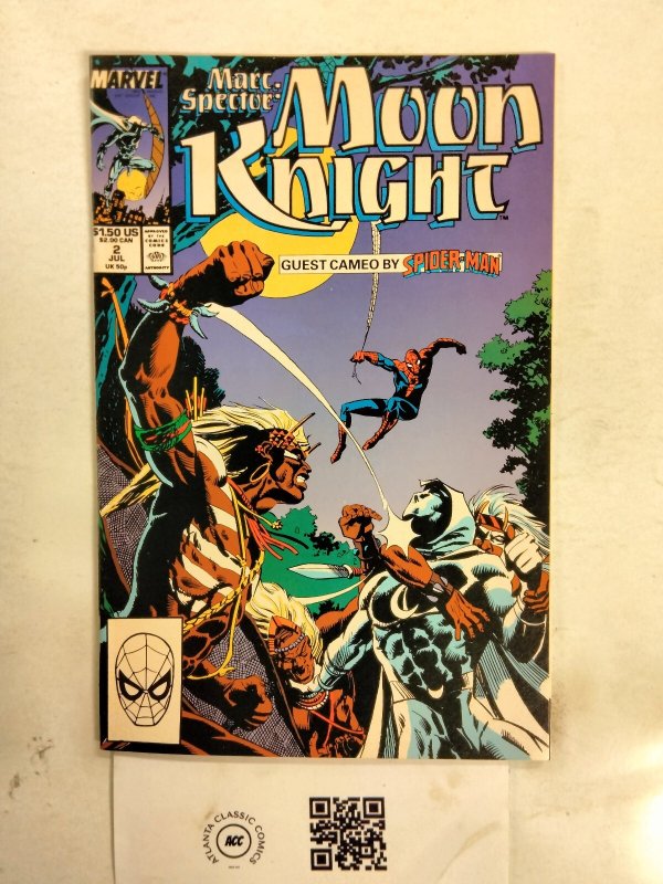 Marc Spector: Moon Knight #2 (Marvel Comics), raw comic book in NM condition — front cover