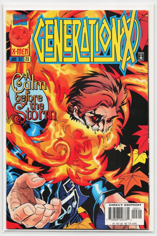 Generation X #23 (Marvel Comics, 1997), raw, ungraded comic book — front cover