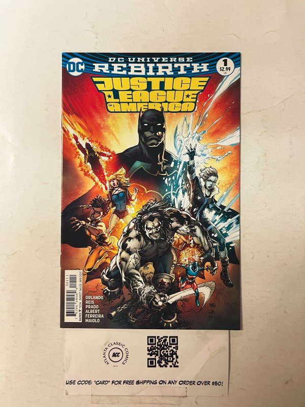 Justice League of America #1 (DC Comics), raw comic book in NM condition — front cover