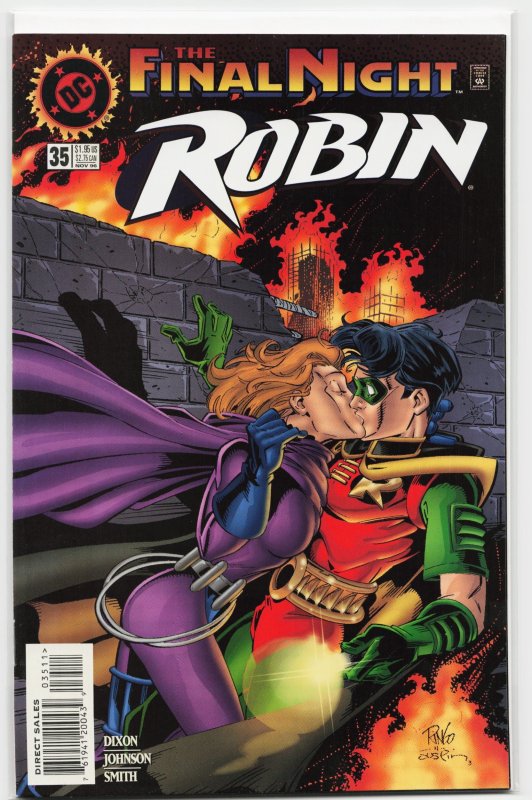 Robin #35 (DC Comics, 1996), raw, ungraded comic book — front cover