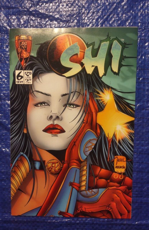 Shi: The Way of the Warrior #6 (1995), raw, ungraded comic book — front cover
