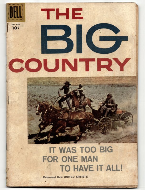 Four Color #946 (Dell Comics, 1958), raw, ungraded comic book — front cover