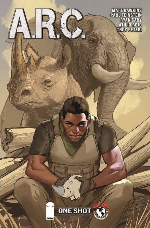 ARC #1 (Image Comics, 2023), raw, ungraded comic book — front cover