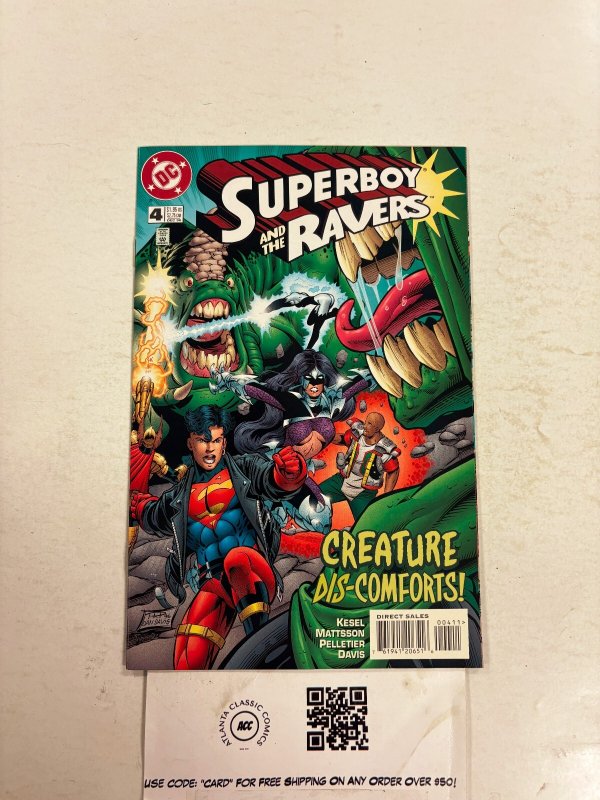 Superboy #4 (DC Comics, 1994), raw comic book in NM condition — front cover