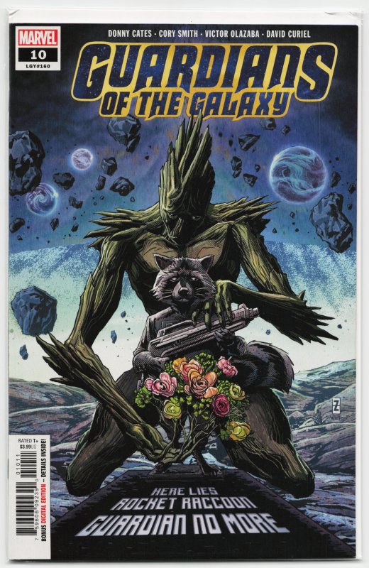 Guardians of the Galaxy #10 (Marvel Comics, 2019), raw, ungraded comic book — front cover