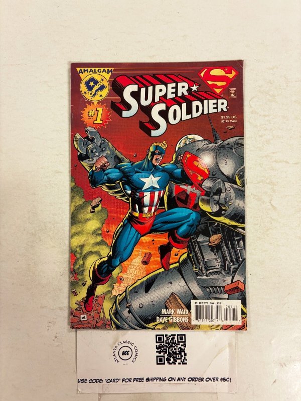 Super Soldier #1, raw comic book in VF condition — front cover
