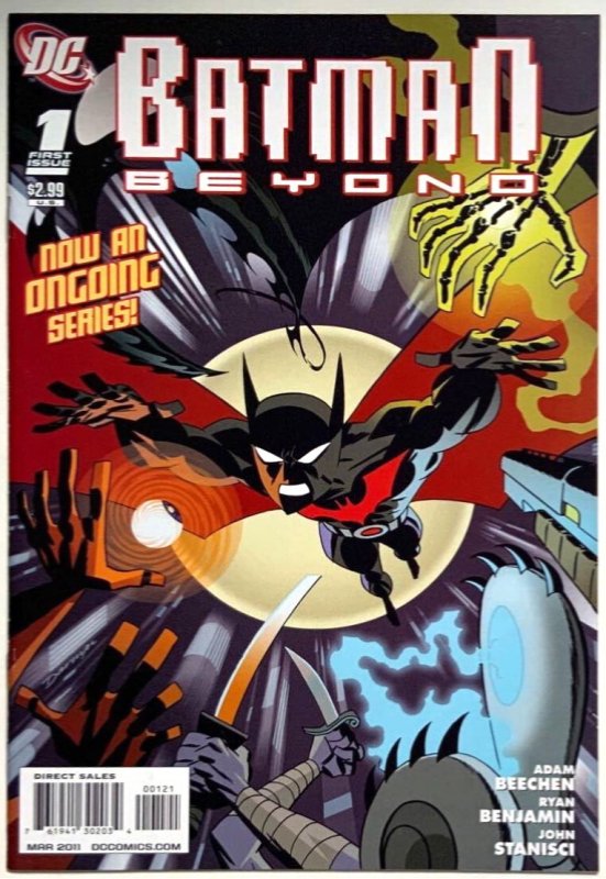 Batman Beyond #1 (DC Comics), raw, ungraded comic book — front cover