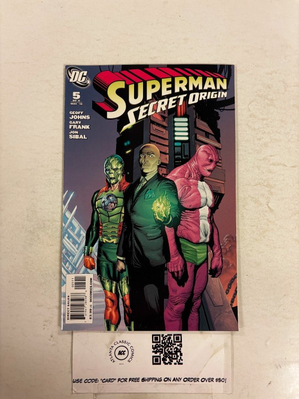 Superman Secret Origin #5 (DC Comics), raw comic book in NM condition — front cover