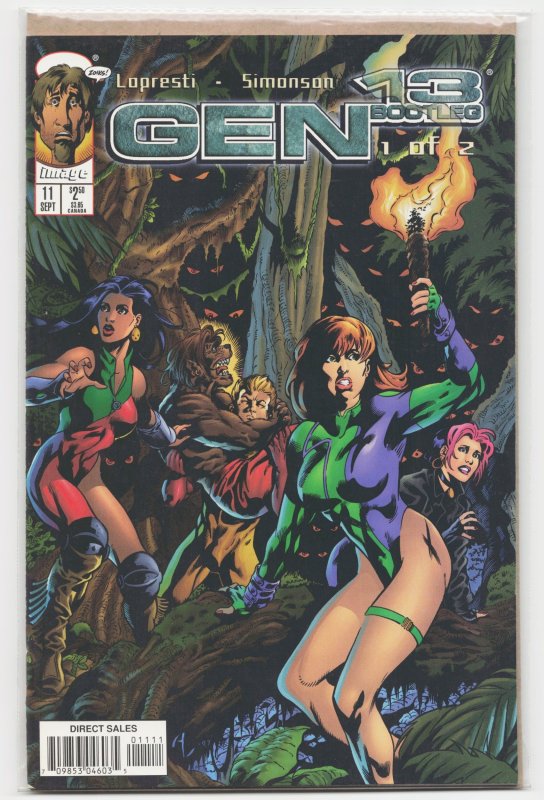 Gen 13 Bootleg #11 (Image Comics, 1997), raw, ungraded comic book — front cover