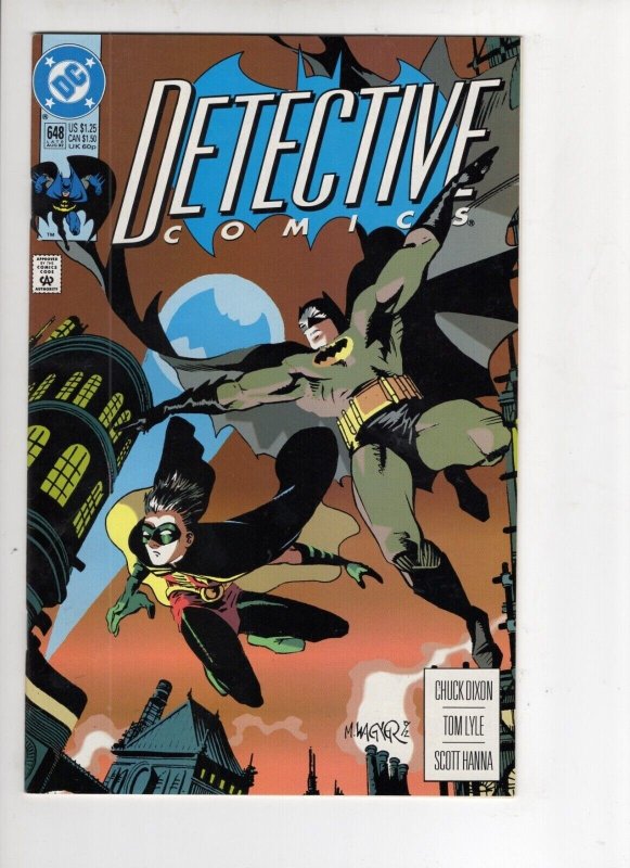 Detective Comics #648 (DC Comics, 1992), raw comic book in NM 9.4 condition — front cover
