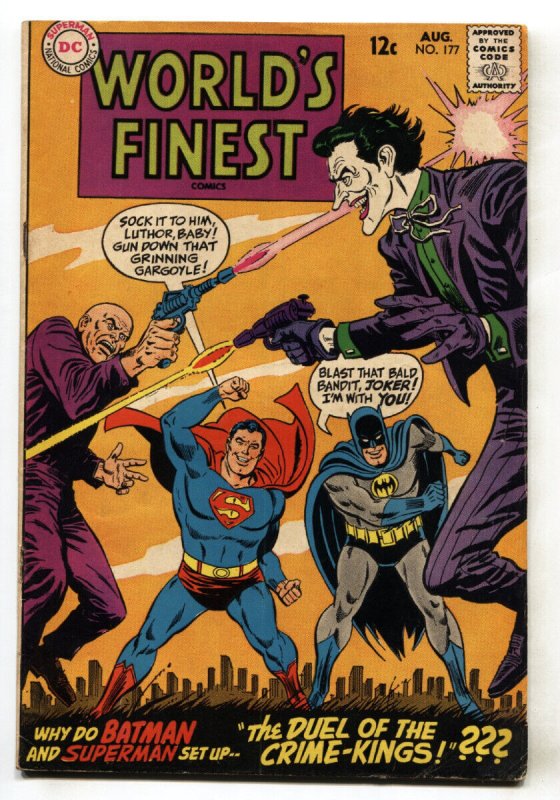 Worlds Finest #177 (DC Comics), raw, ungraded comic book — front cover