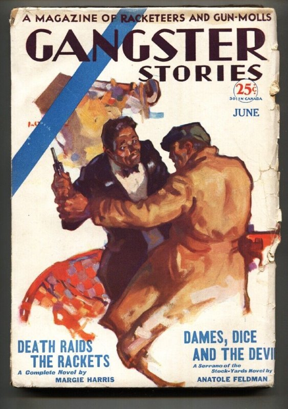 Gangster Stories 1931 June-Gun Molls-RARE Crime Pulp! (1931), raw, ungraded comic book — front cover