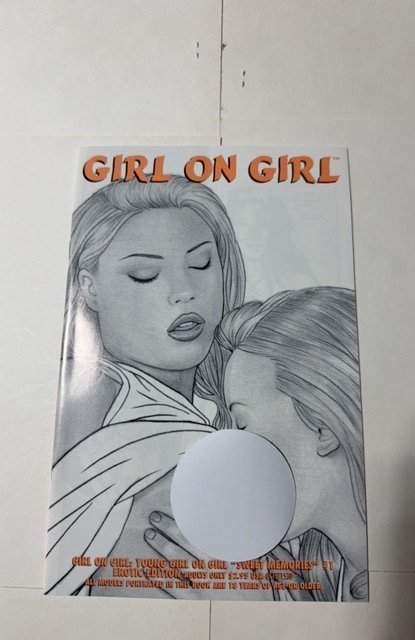 Girl on Girl First Times: Sweet Memories (1998) Vf-Nm 5 SU1 (1998), raw comic book in NM condition — front cover