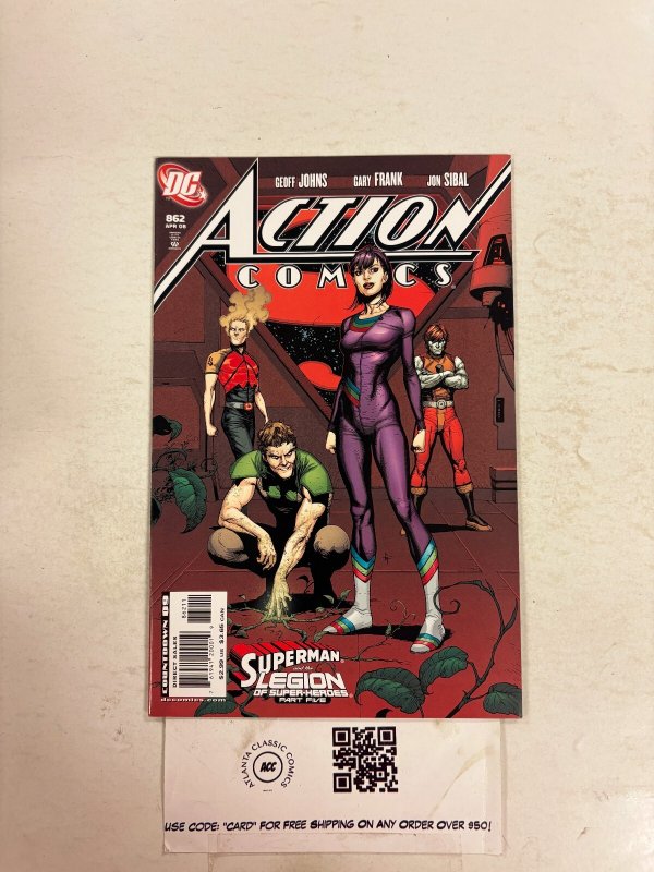 Action Comics #862 (DC Comics), raw comic book in NM condition — front cover