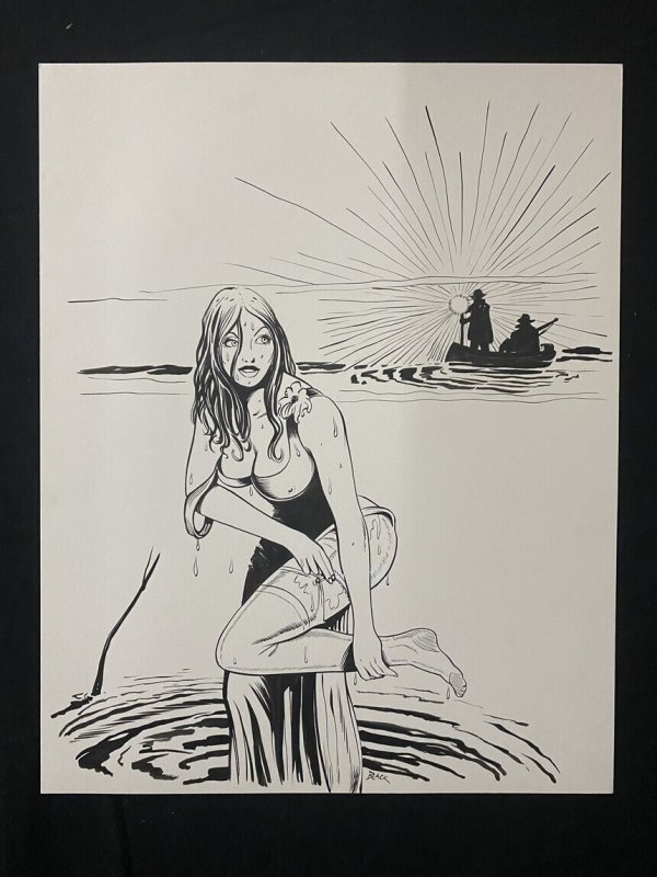 Senorita Rio Original Pin Up by Bill Black- Stranded, raw, ungraded comic book — front cover