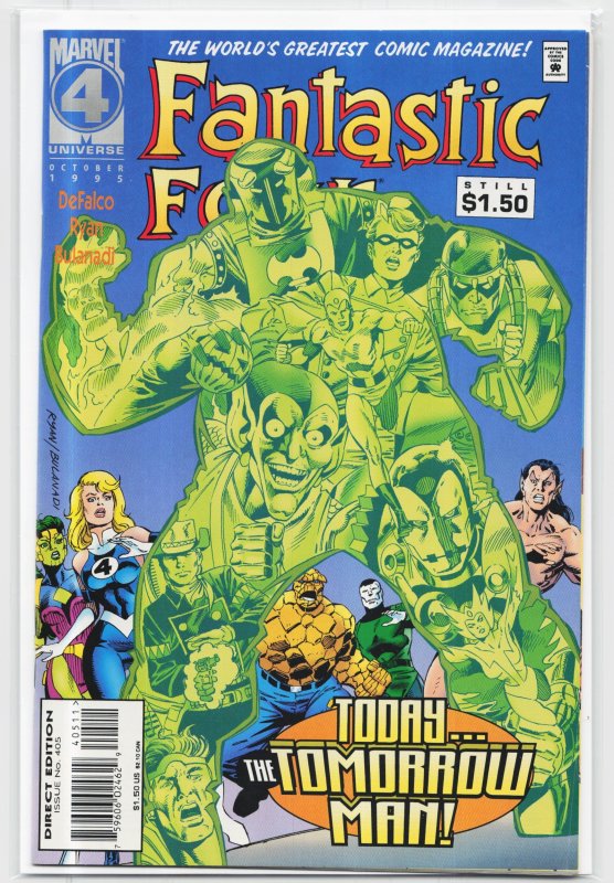 Fantastic Four #405 (Marvel Comics, 1995), raw, ungraded comic book — front cover