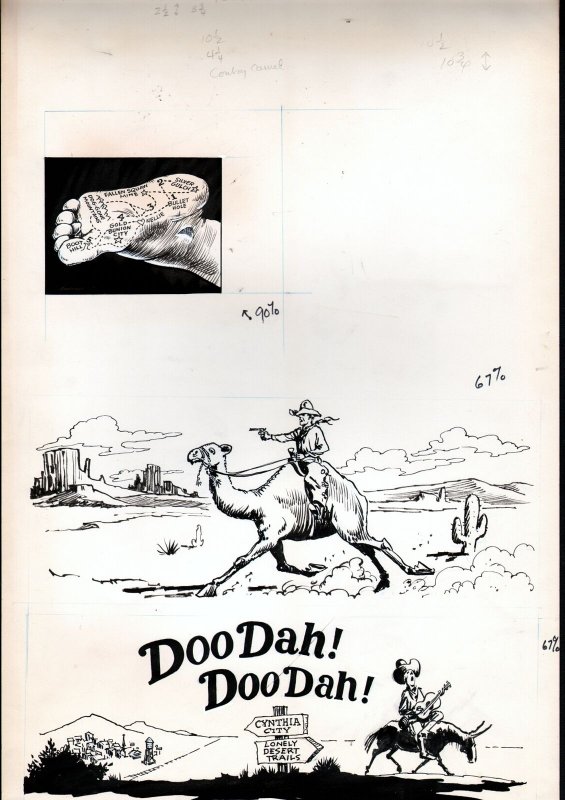 Crazy Magazine Original Art by Marie Severin--Unpublished-Stupid Stories FN, raw comic book in FN condition — front cover
