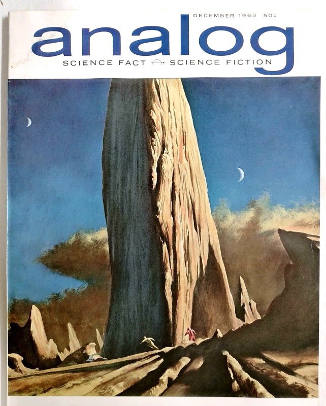 Analog Science Fact Science Fiction Dec 1963-1st Dune World by Frank Herbert (1963), raw, ungraded comic book — front cover