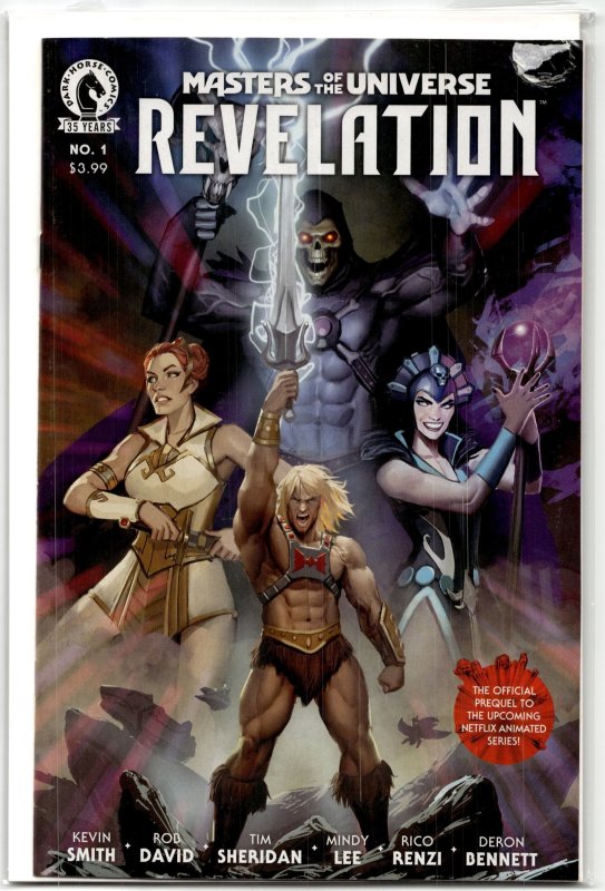 Masters of the Universe: Revelation #1 (Dark Horse Comics, 2021), raw, ungraded comic book — front cover