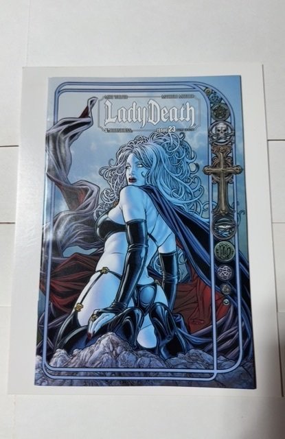 Lady Death #23 (2012), raw comic book in NM condition — front cover