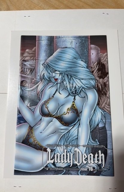 Lady Death #16 (2012), raw comic book in NM condition — front cover