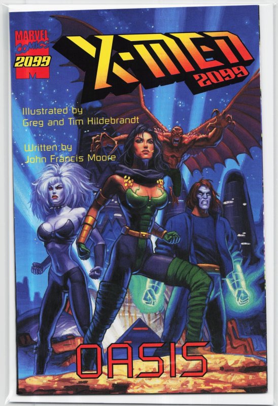 X-Men 2099 Oasis (1996) X-Men 2099 (Marvel Comics, 1996), raw, ungraded comic book — front cover