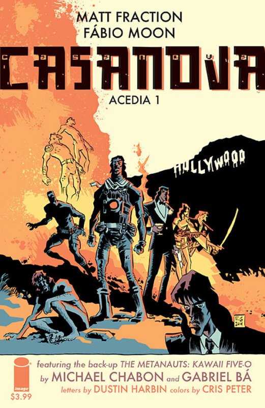 Casanova: Acedia #1 (Image Comics, 2015), raw comic book in VF/NM condition — front cover