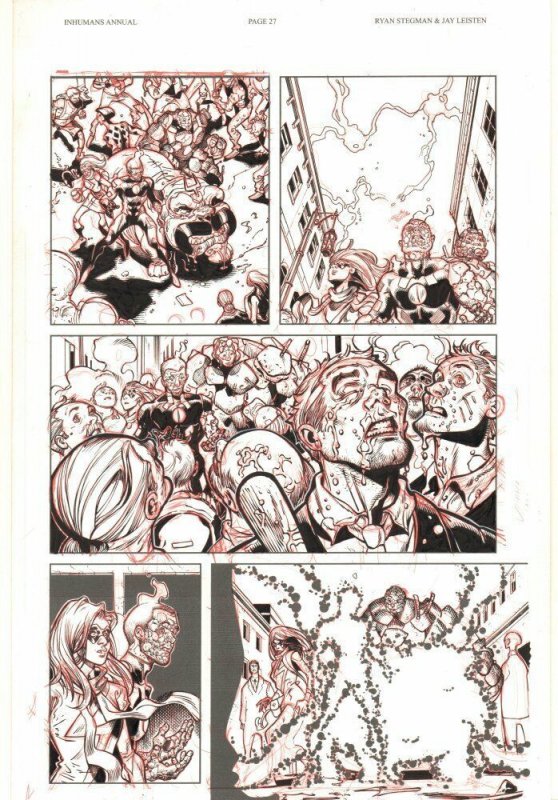 Inhuman Annual #1 (2015), raw, ungraded comic book — front cover
