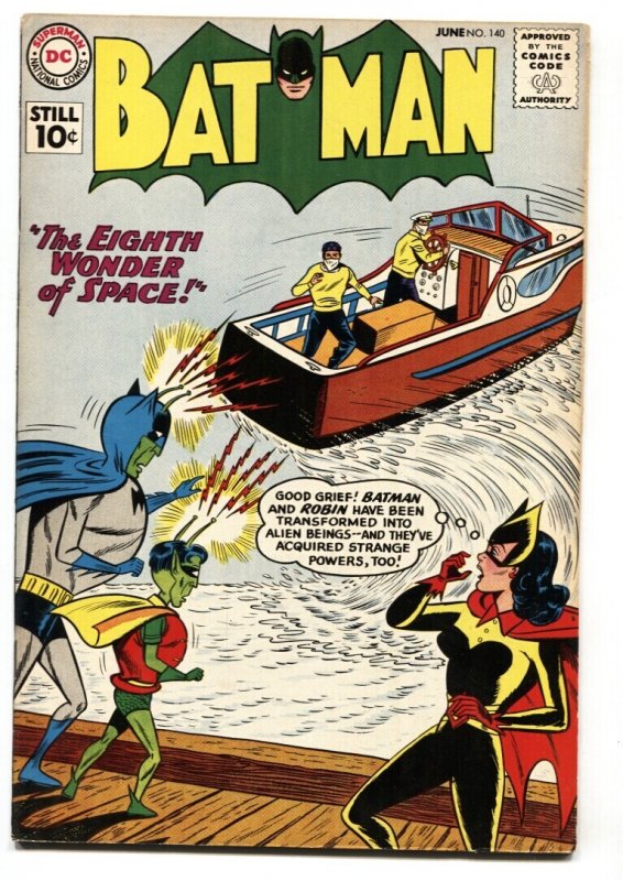 Batman #140 (DC Comics, 1961), raw comic book in FN condition — front cover