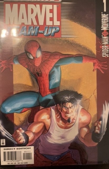 Ultimate Marvel Team-Up #1 (2001), raw, ungraded comic book — front cover