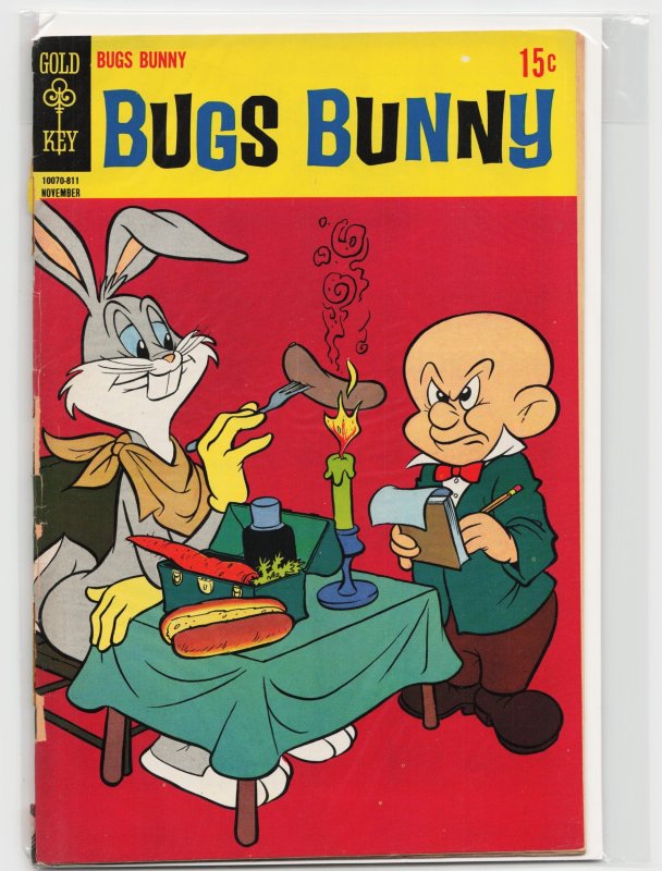 Bugs Bunny #120 (Gold Key, 1968), raw, ungraded comic book — front cover