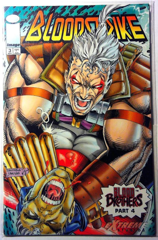 Bloodstrike #3 (Image Comics, 1993), raw, ungraded comic book — front cover