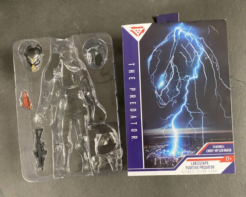 The Predator :Lab Escape Fugitive Predator Custom Hand-made Action Figure, raw, ungraded comic book — front cover