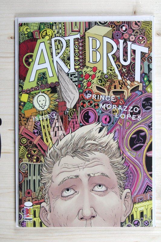 Art Brut #1 (Image Comics, 2022), raw comic book in NM+ 9.6 condition — front cover