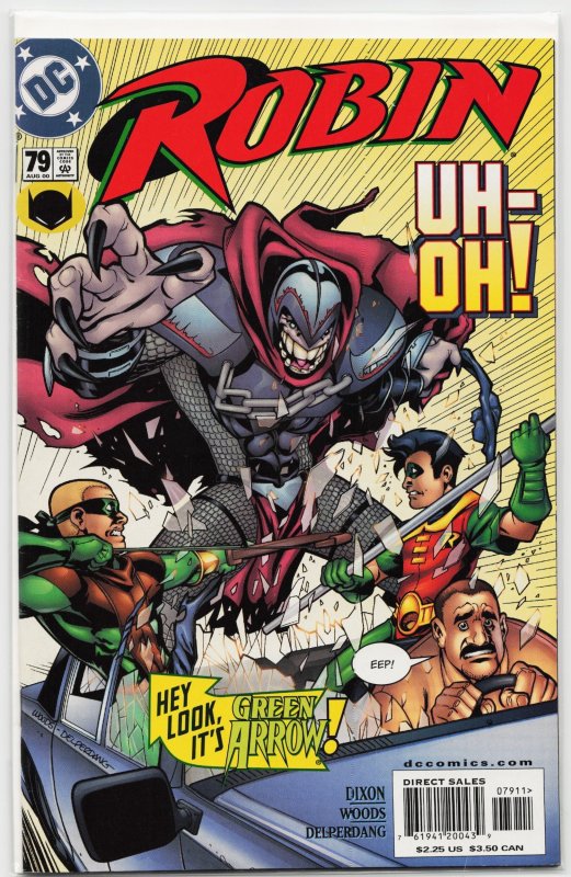 Robin #79 (DC Comics, 2000), raw, ungraded comic book — front cover