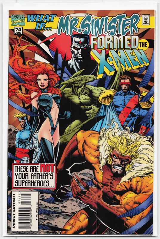 What If...? #74 (1995), raw, ungraded comic book — front cover