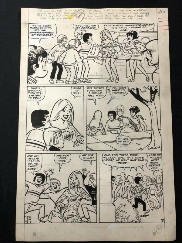 Mad About Mille #15 (1970), raw, ungraded comic book — front cover
