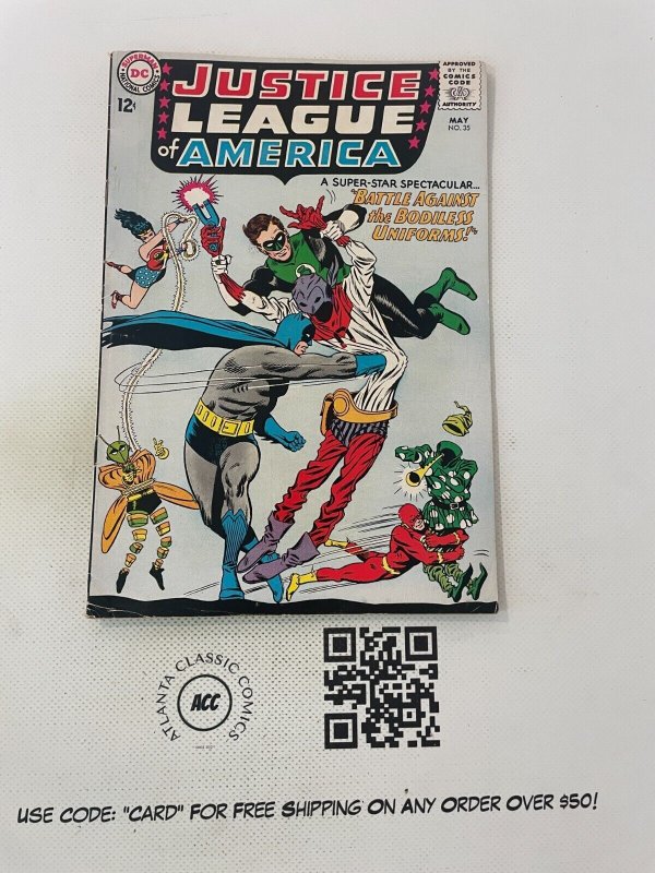 Justice League of America #35 (DC Comics, 2009), raw comic book in VF condition — front cover