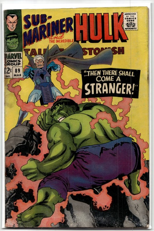 Tales to Astonish #89 (Marvel Comics, 1967), raw, ungraded comic book — front cover
