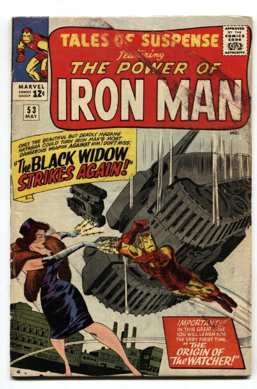 Tales of Suspense #53 (Marvel Comics, 1964), raw comic book in FN condition — front cover