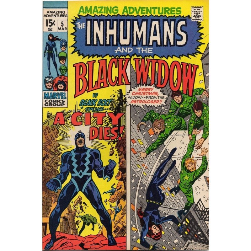 Amazing Adventures #5 (Marvel Comics, 1970), raw comic book in VF/NM 9.0 condition — front cover